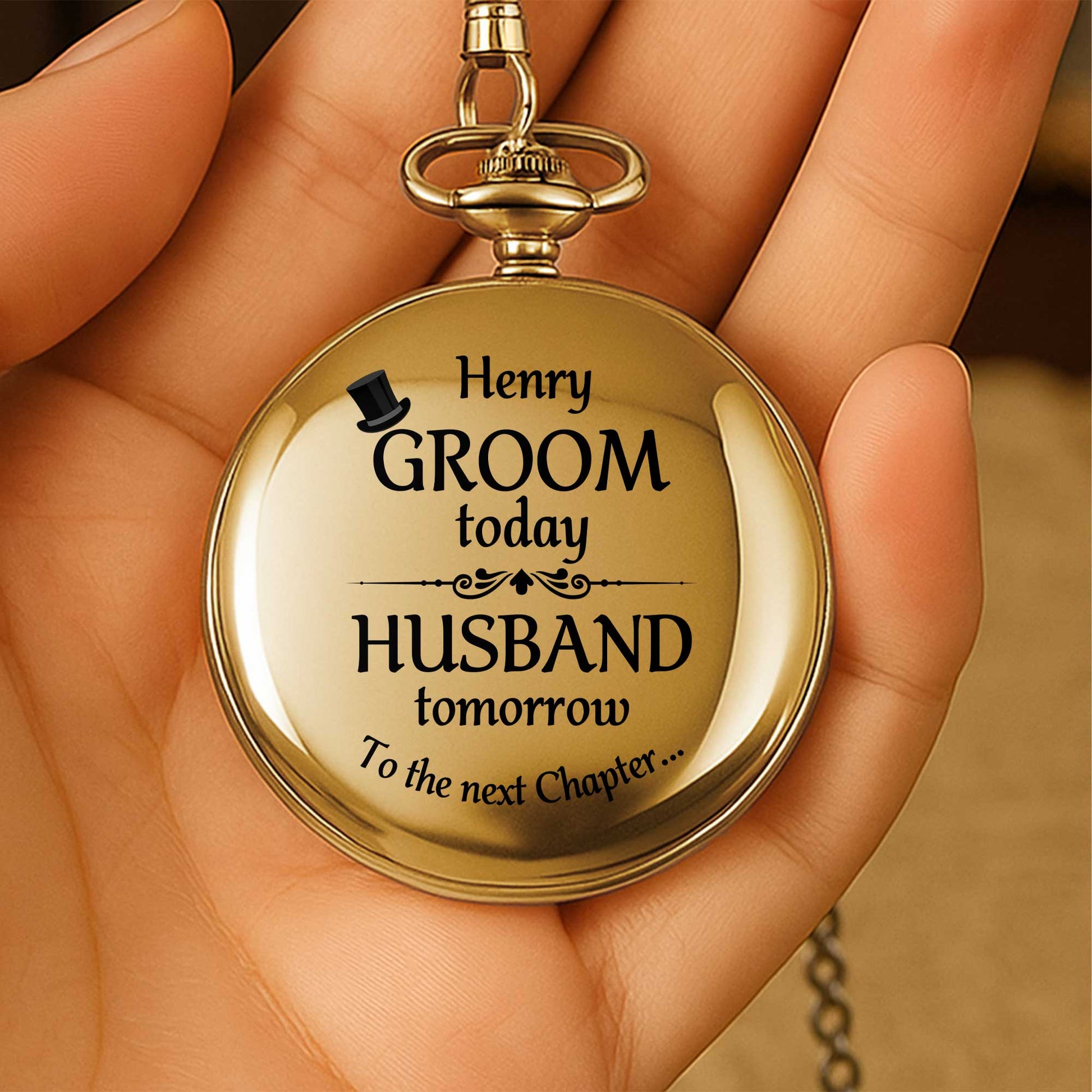 Groom Today, Husband Tomorrow, Top Hat And Bow Tie