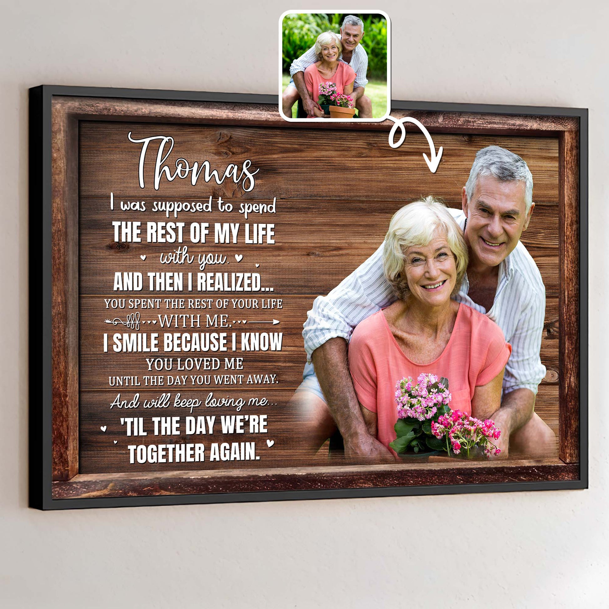 Spend The Rest Of My Life With You, Memorial Love Message