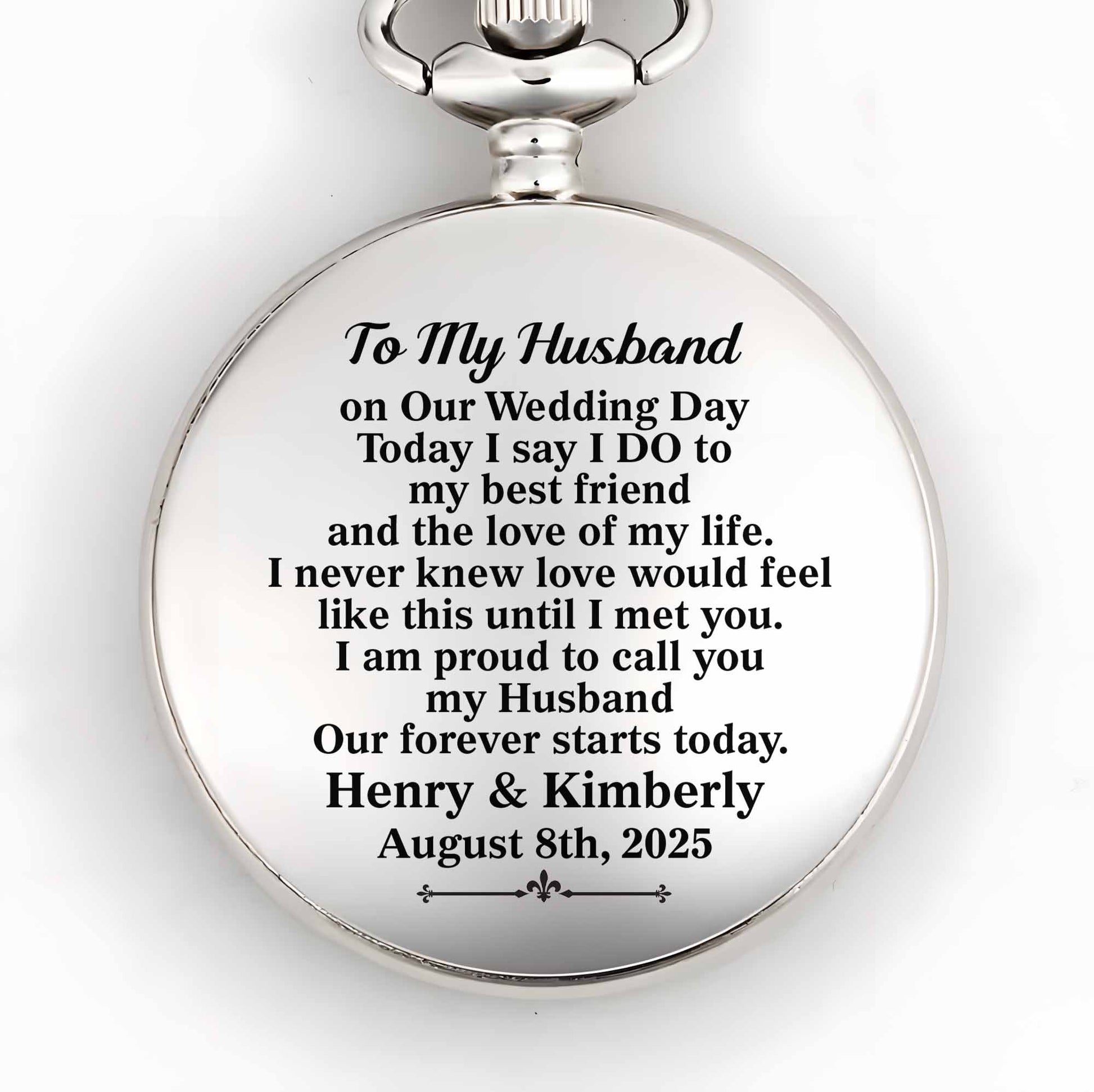 To My Husband, Our Forever Starts Today