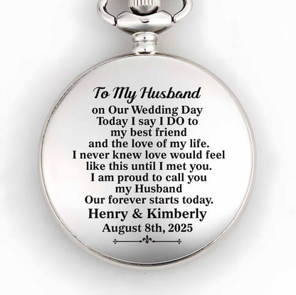 To My Husband, Our Forever Starts Today