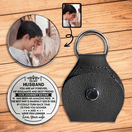 To My Husband, Love Forever Keychain