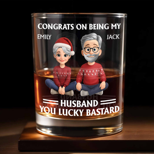 Congrats On Being My Husband, Christmas Hats And Holiday Sweaters Design