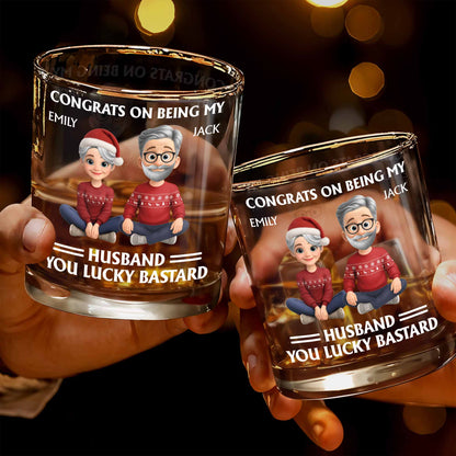 Congrats On Being My Husband, Christmas Hats And Holiday Sweaters Design