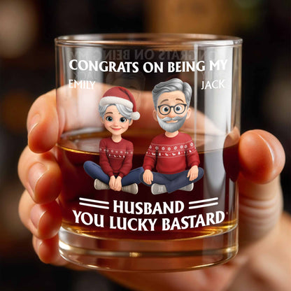 Congrats On Being My Husband, Christmas Hats And Holiday Sweaters Design