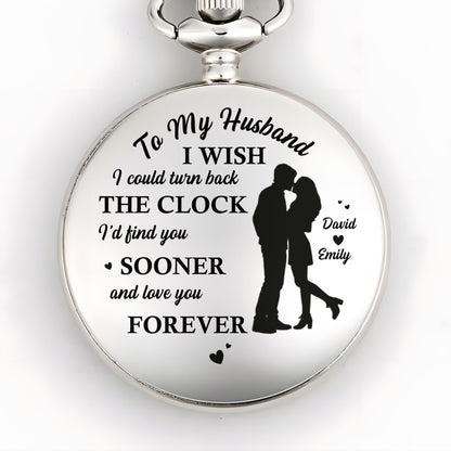 To My Husband, Couple Silhouette And Hearts