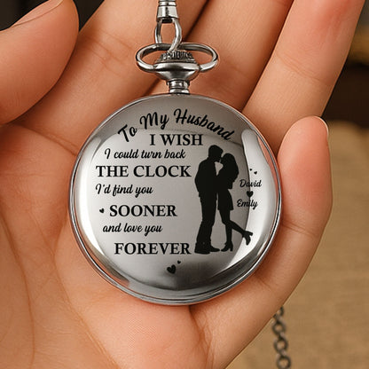 To My Husband, Couple Silhouette And Hearts