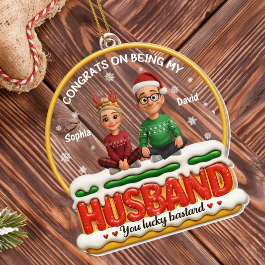 Congrats On Being My Husband, Couple Christmas Theme