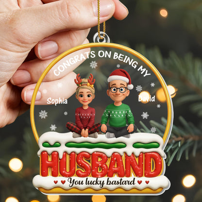 Congrats On Being My Husband, Couple Christmas Theme