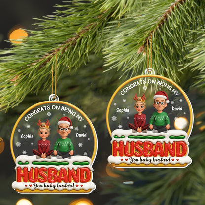 Congrats On Being My Husband, Couple Christmas Theme