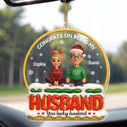 Congrats On Being My Husband, Couple Christmas Theme