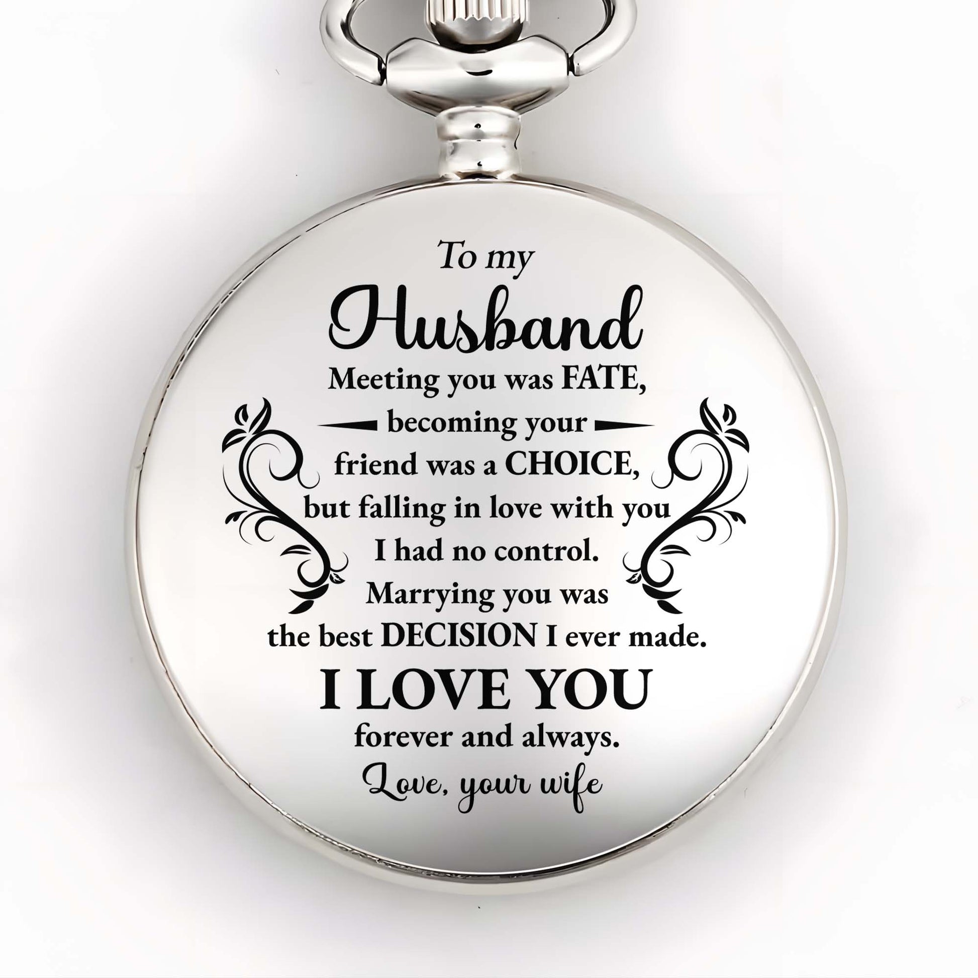 To My Husband, Best Decision, Floral Design