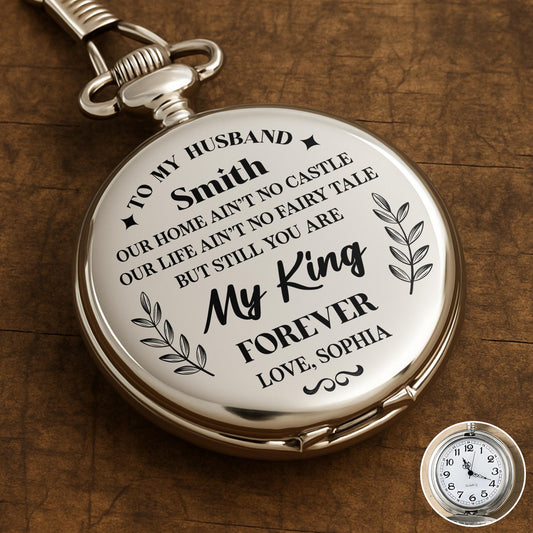 My King Forever With Laurel Branches And Crown