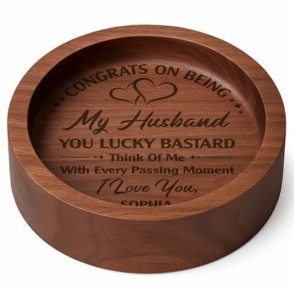 Congrats On Being My Husband, Wedding Rings And Hearts