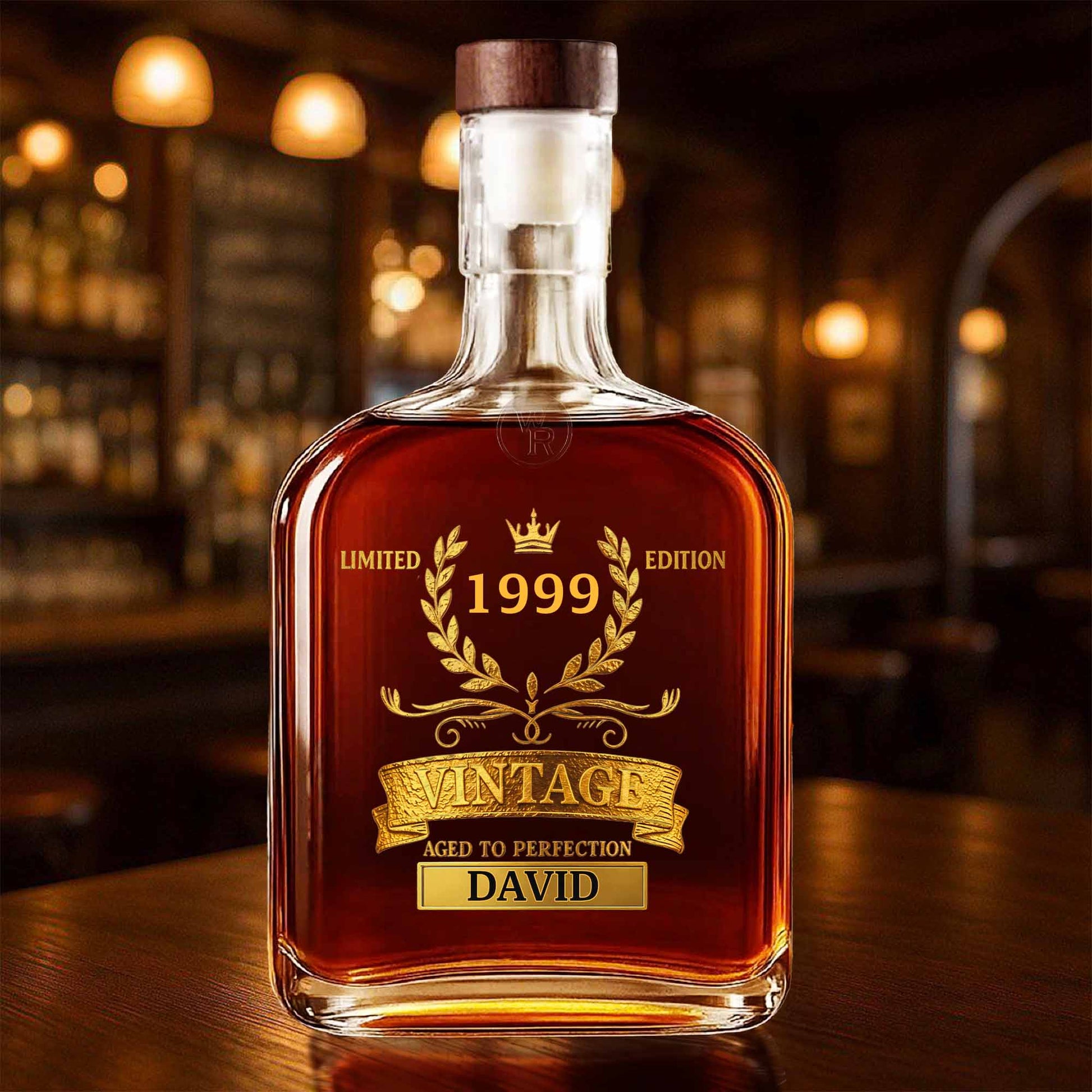 Limited Edition Aged To Perfection With Crown and Laurel Wreath