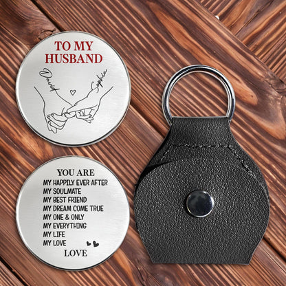 To My Husband, Hand Holding And Heart