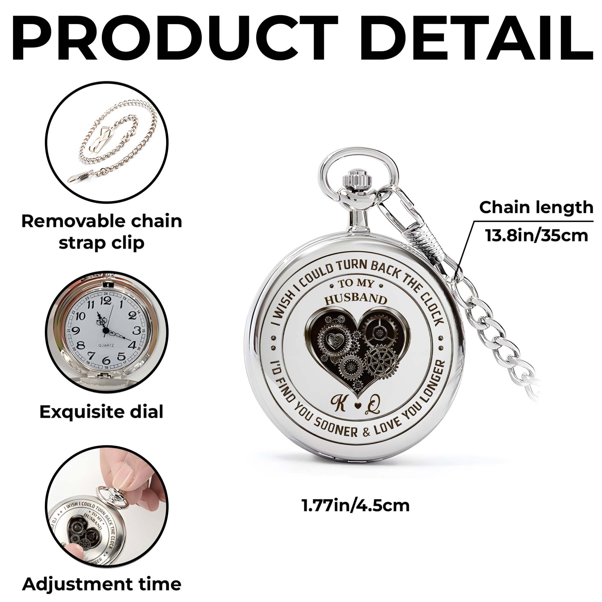 I Wish I Could Turn Back The Clock To My Husband Gear Heart