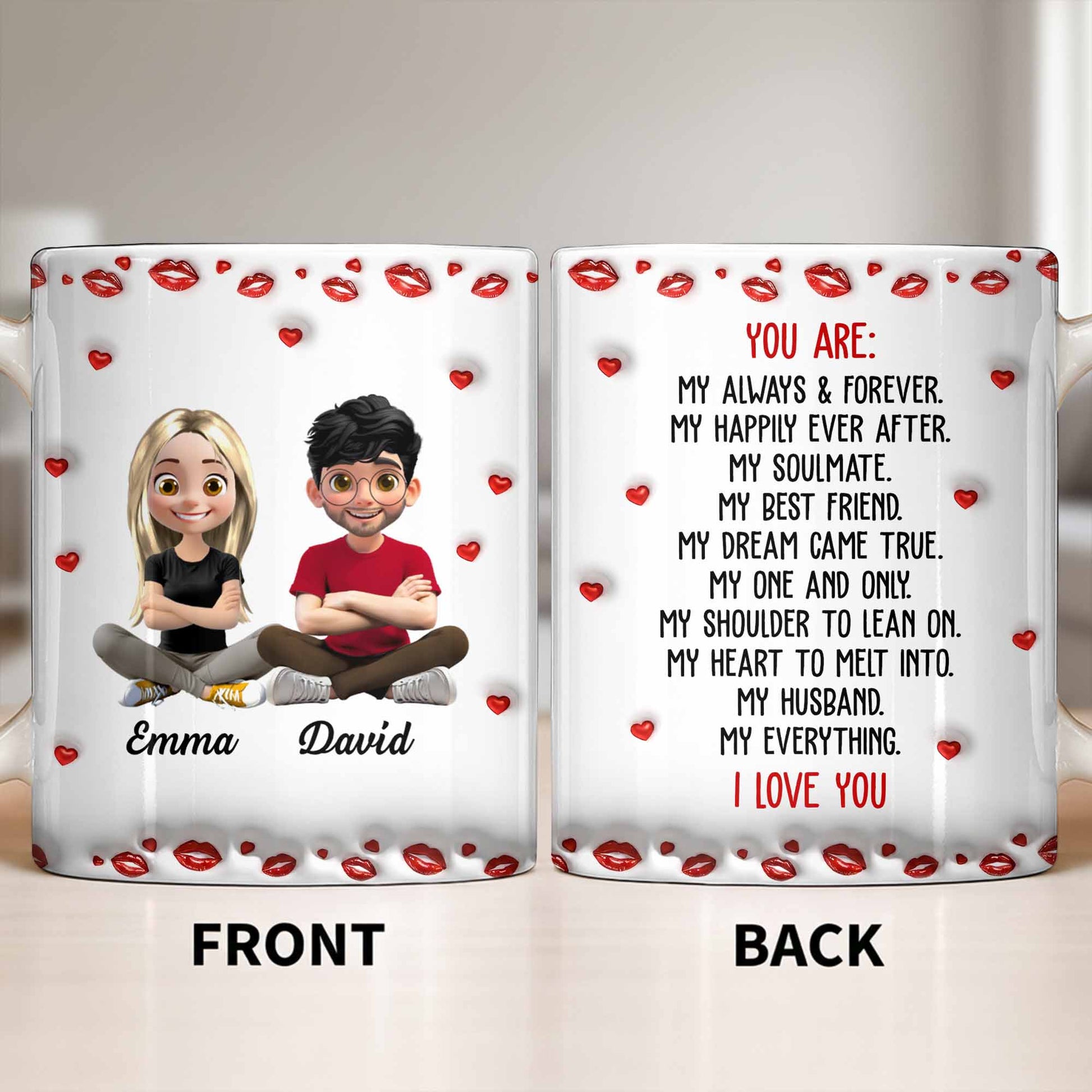 Charming Character Illustrations With Hearts