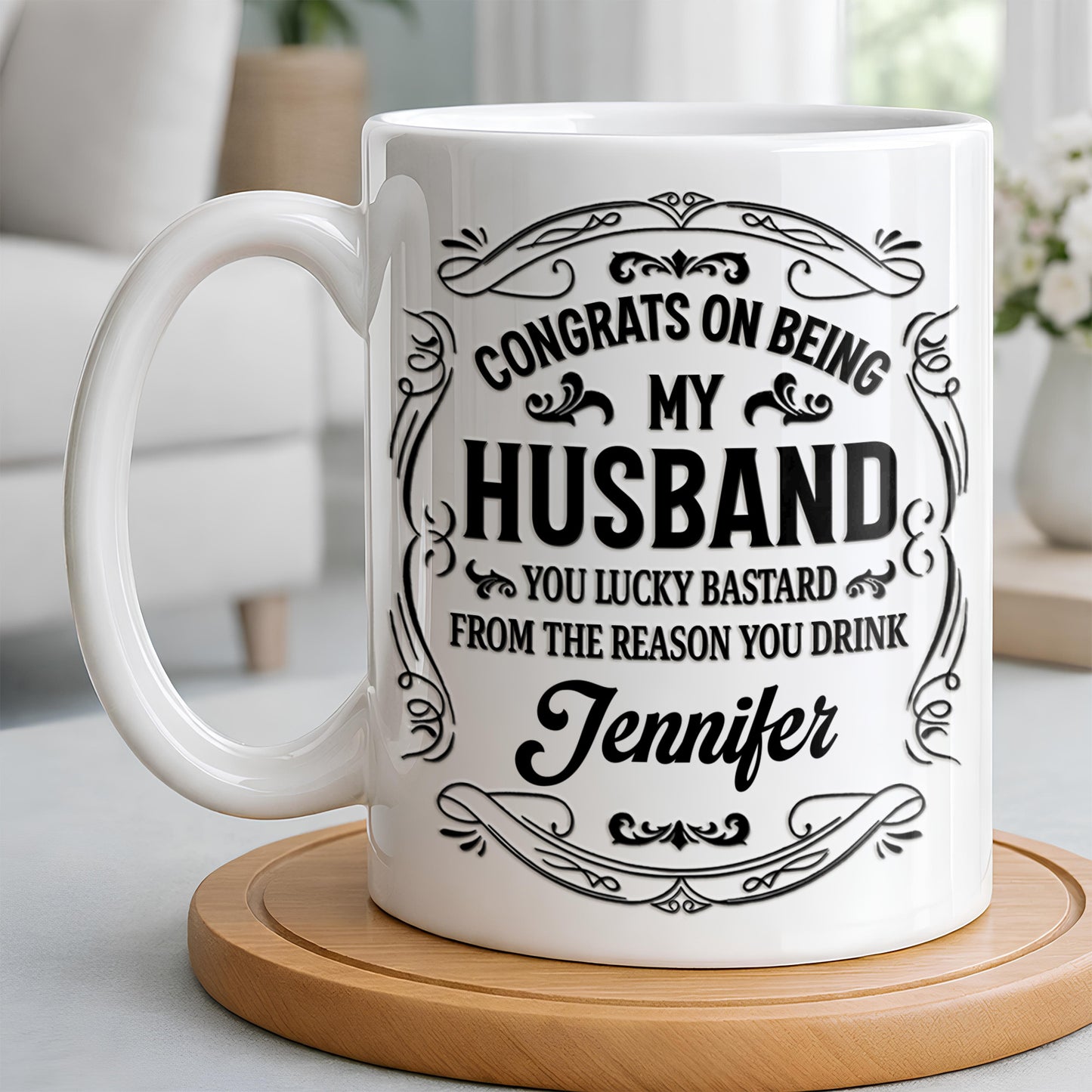 Congrats On Being My Husband, Floral Designs