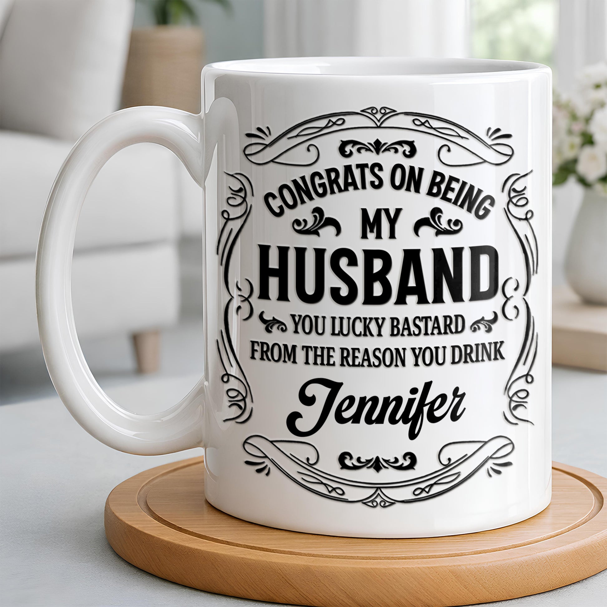 Congrats On Being My Husband, Floral Designs