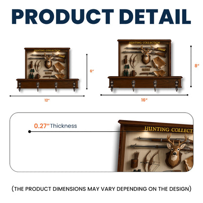 Exquisite Hunting Tools and Trophy Collection - Personalized Key Holder - HTG003_KHO