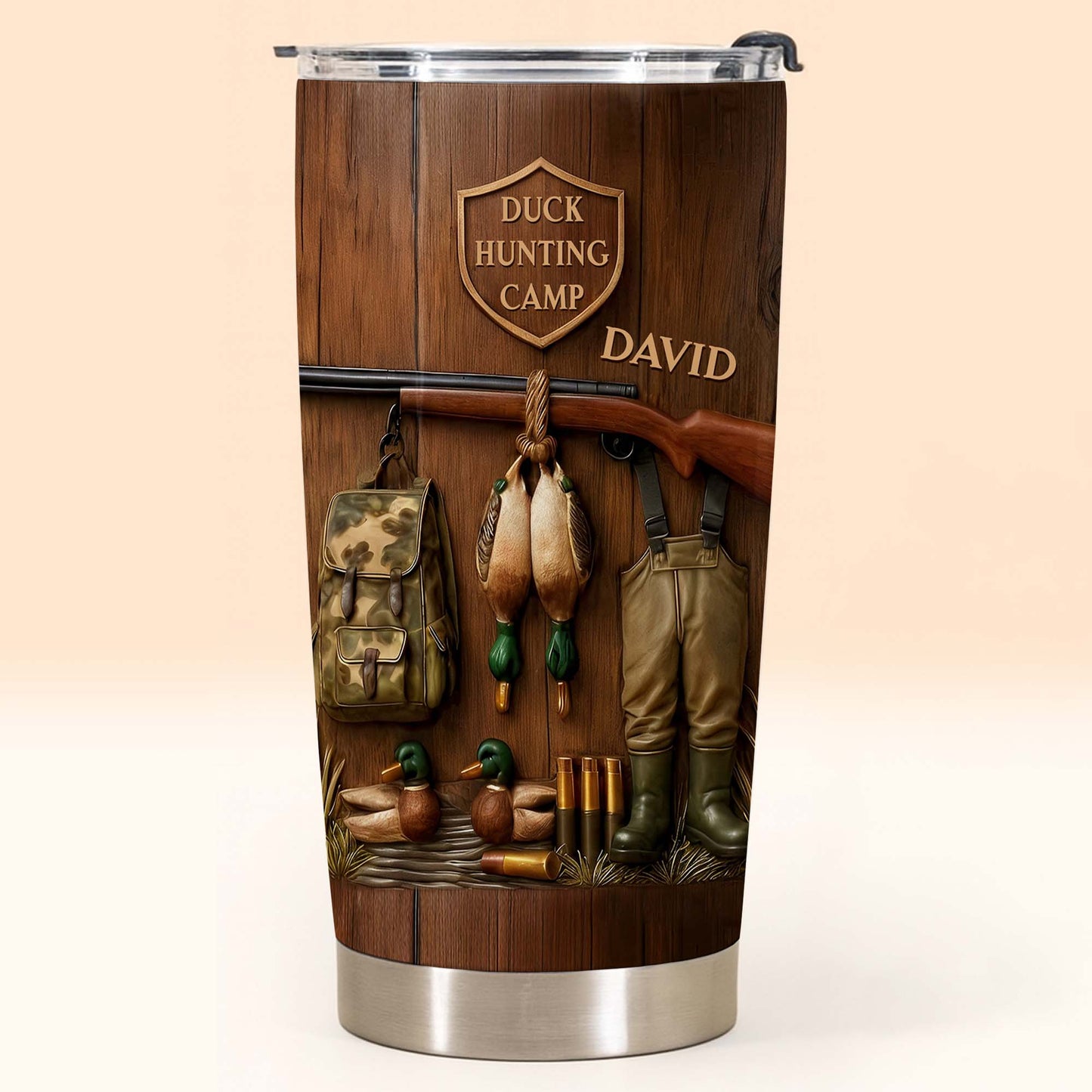 Duck Hunting Camp, Ducks And Gear Design