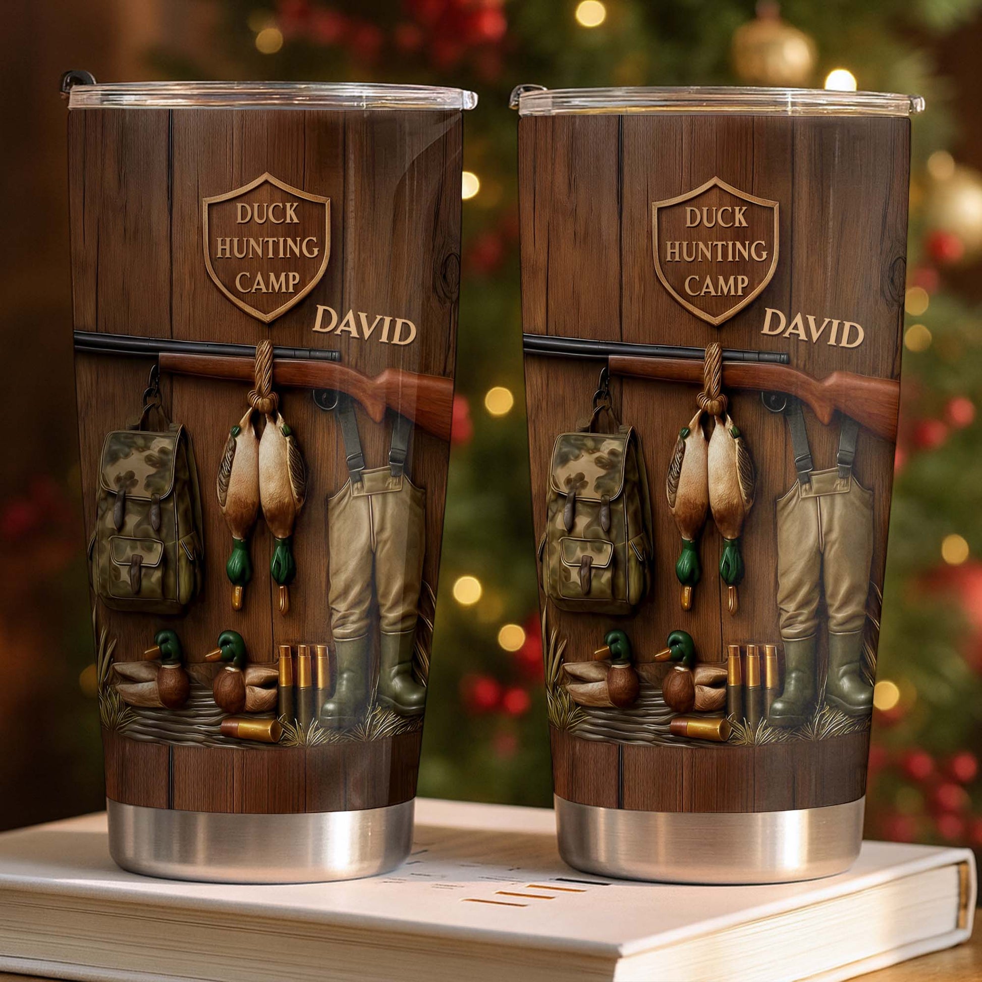 Duck Hunting Camp, Ducks And Gear Design