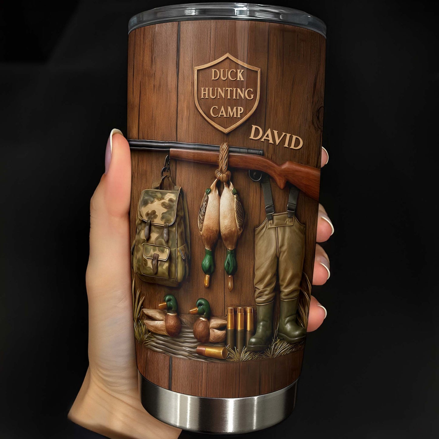 Duck Hunting Camp, Ducks And Gear Design