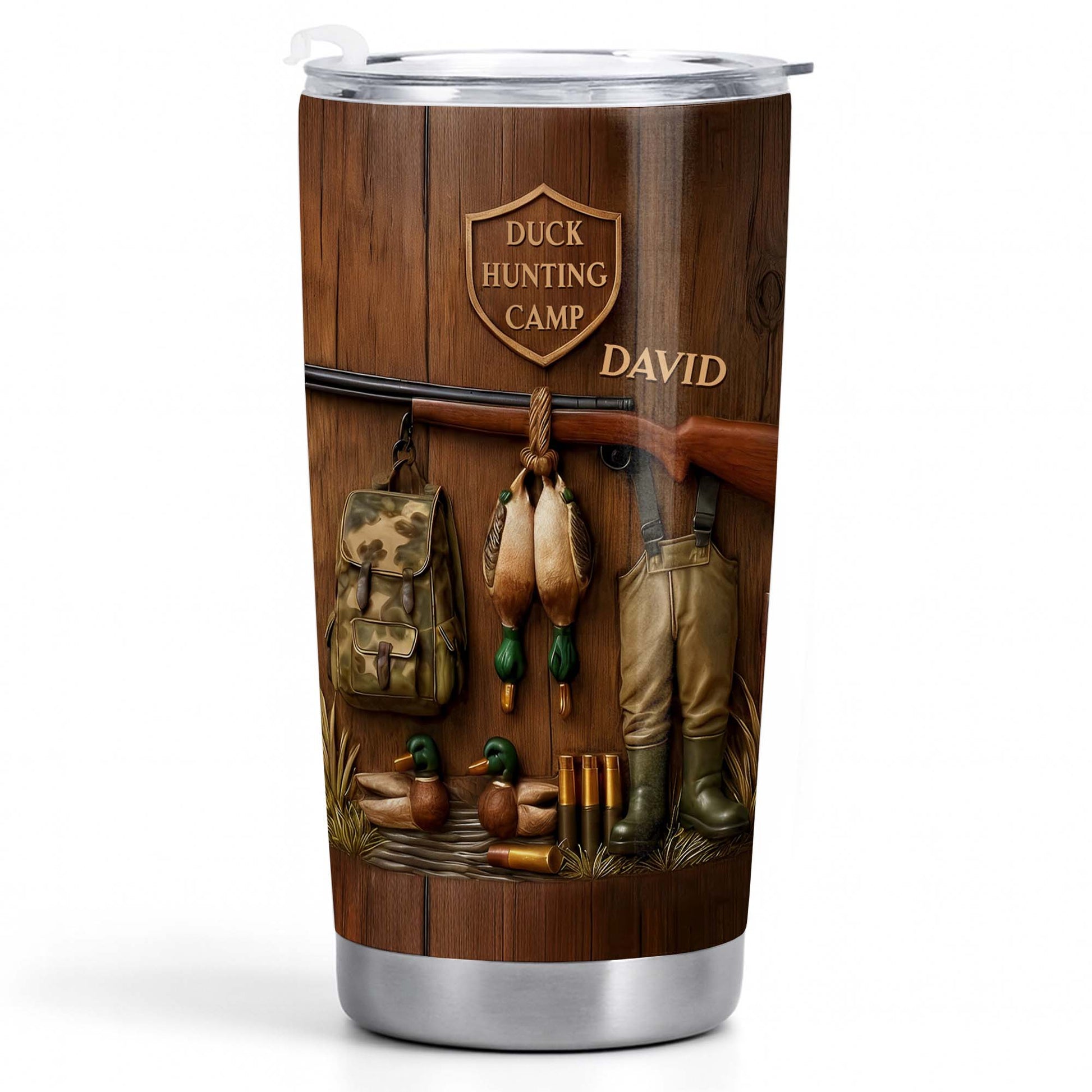 Duck Hunting Camp, Ducks And Gear Design