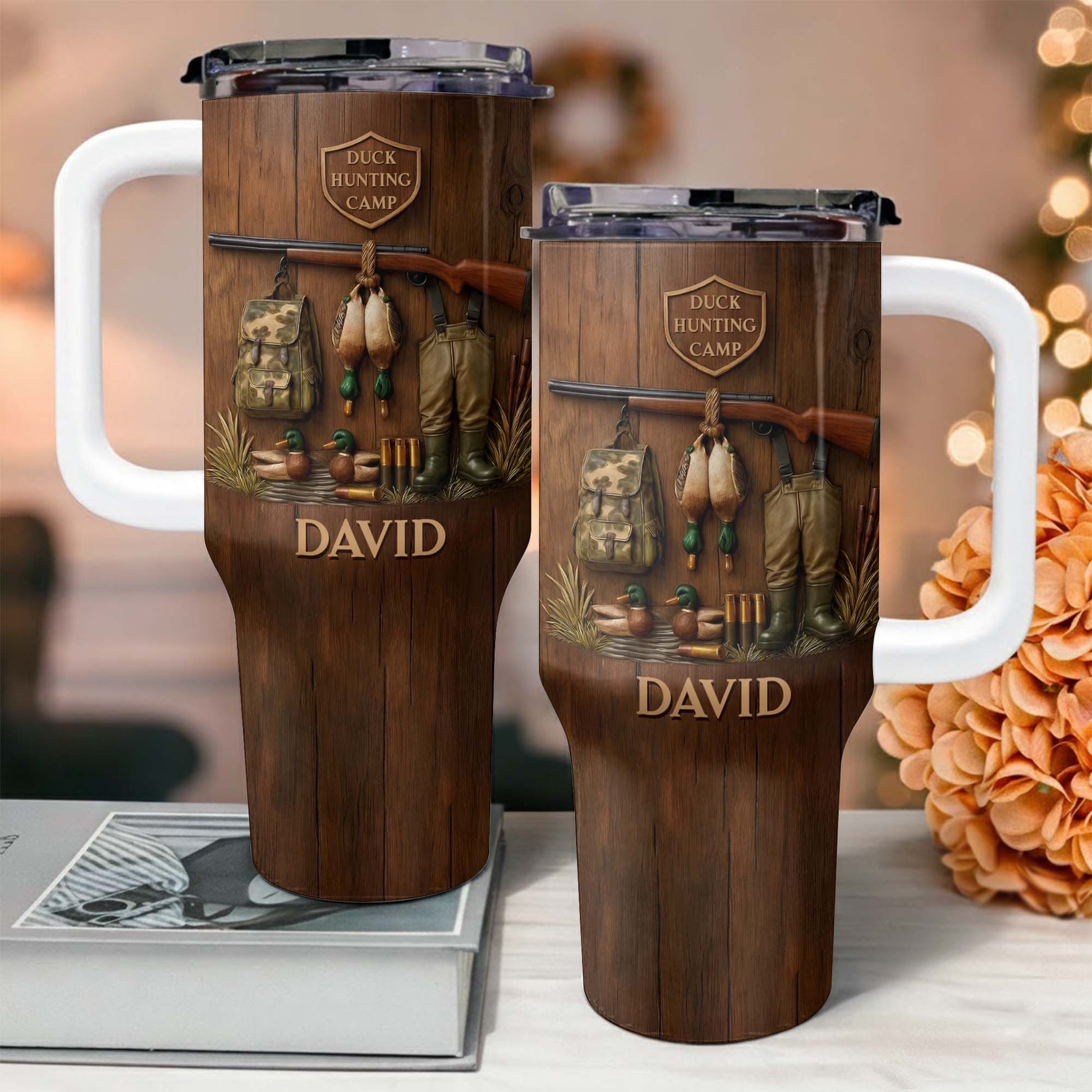 Duck Hunting Camp With Ducks And Gear