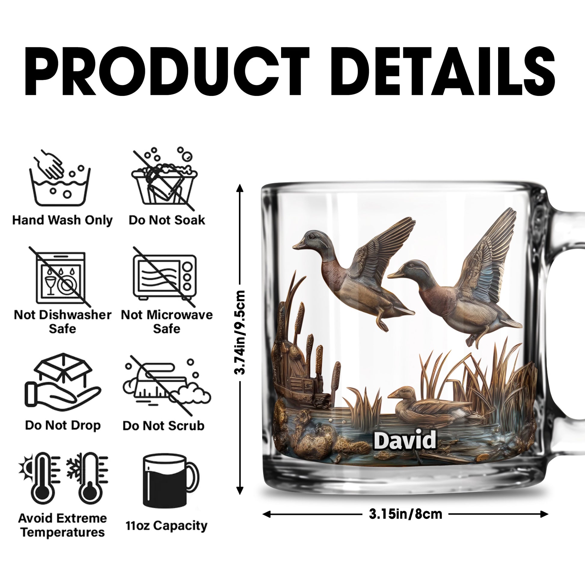 Nature's Serenity Flying Ducks And Wild Reeds Design