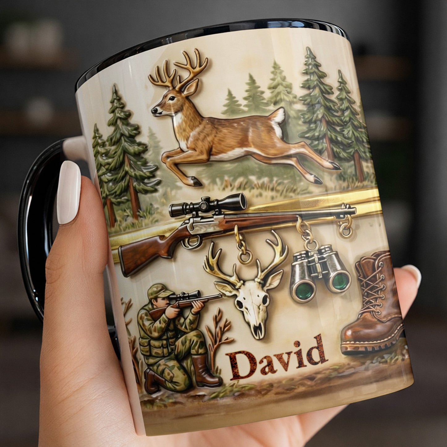 Capture The Thrill Of The Hunt With Deer And Rifle