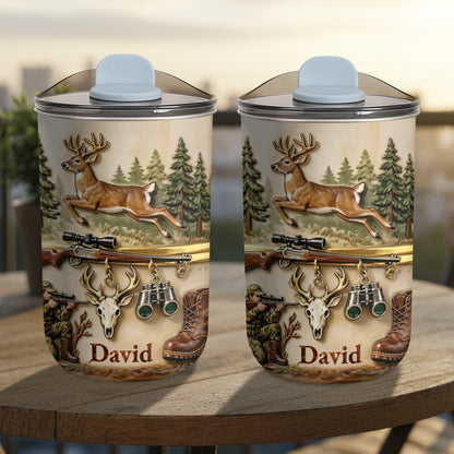 The Great Outdoors Hunter Spirit with Buck and Rifle