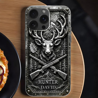 Hunter Custom Deer Antlers And Rifles Outdoors Design