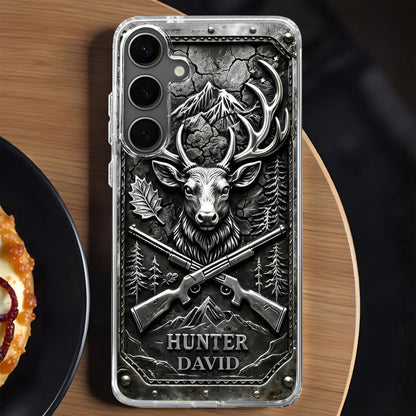 Hunter Custom Deer Antlers And Rifles Outdoors Design