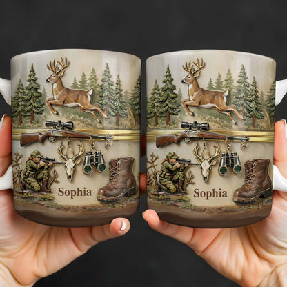 A Hunter's Passion With Deer And Rifle