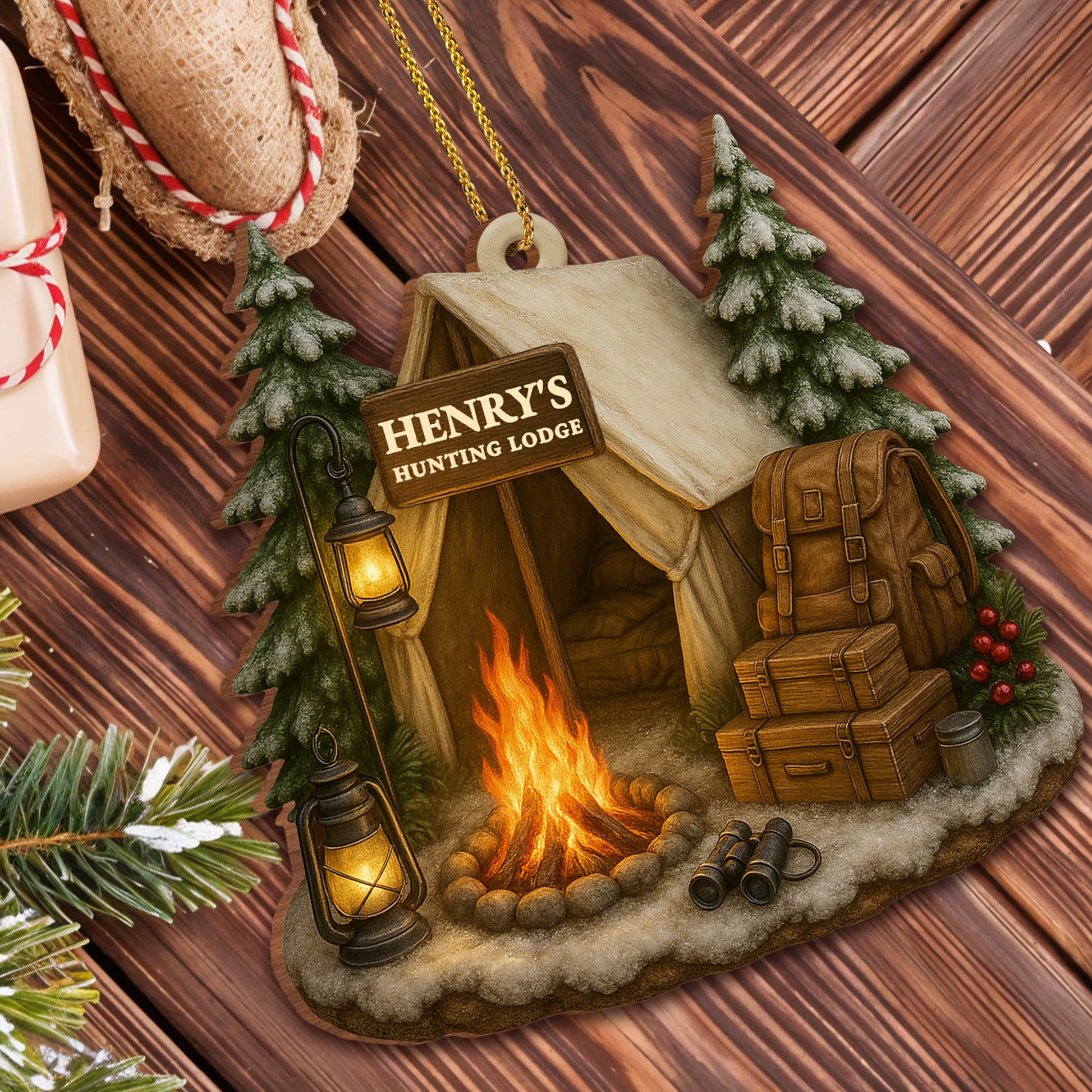 Cozy Campfire Scene, Perfect for Customization