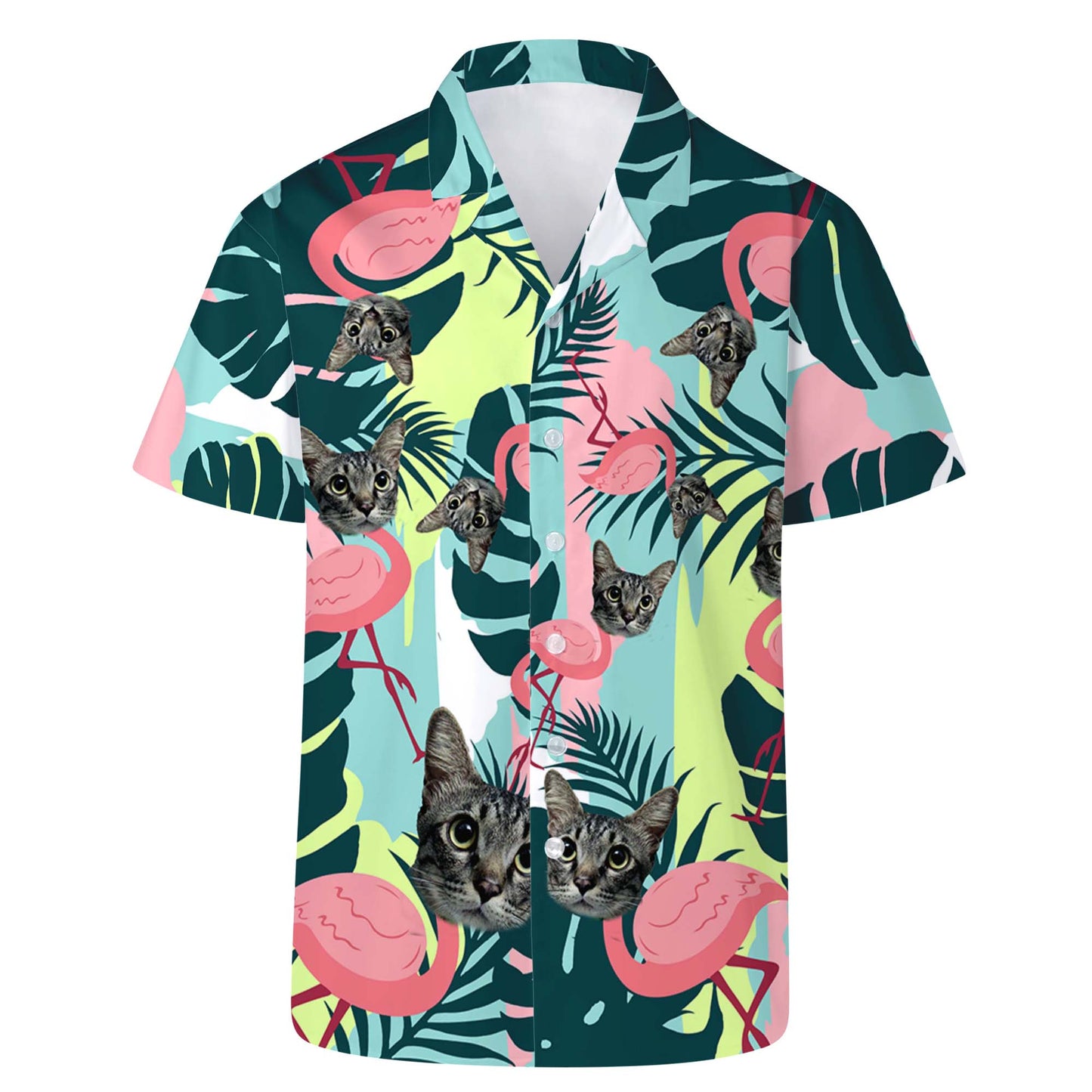 Camisa hawaiana personalizada con su foto - Camisa hawaiana unisex personalizada - HW_LL02