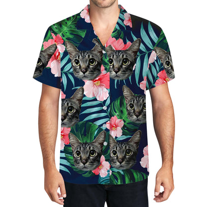 Camisa hawaiana personalizada con su foto - Camisa hawaiana unisex personalizada - HW_LL04