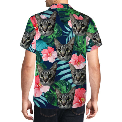 Camisa hawaiana personalizada con su foto - Camisa hawaiana unisex personalizada - HW_LL04