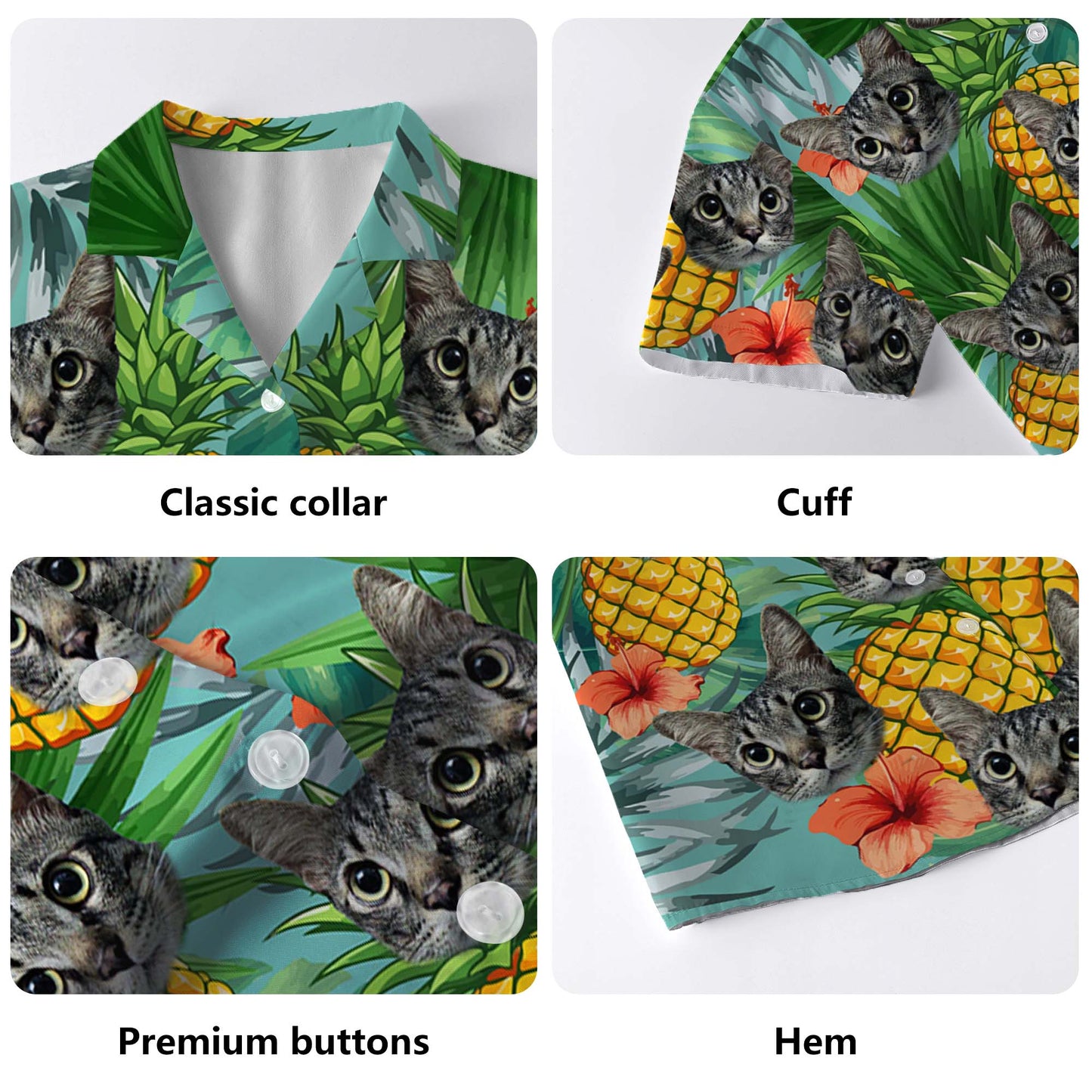 Custom Hawaiian Shirt With Your Photo - Personalized Unisex Hawaiian Shirt - HW_LL06