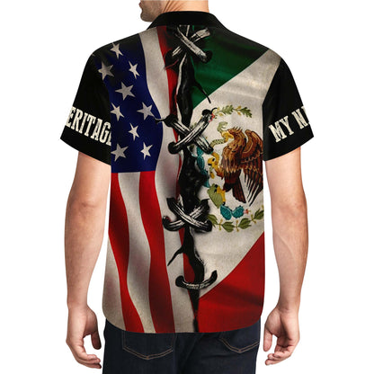 My Nation, My Heritage - Personalized Unisex Hawaiian Shirt - HW_MX07