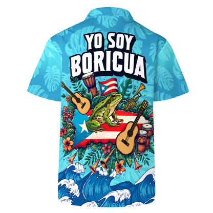 Yo Soy Boricua - Personalized Unisex Hawaiian Shirt - HW_MX35