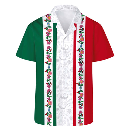 Hecho En Mexico - Camisa Hawaiana Unisex Personalizada - HW_MX16