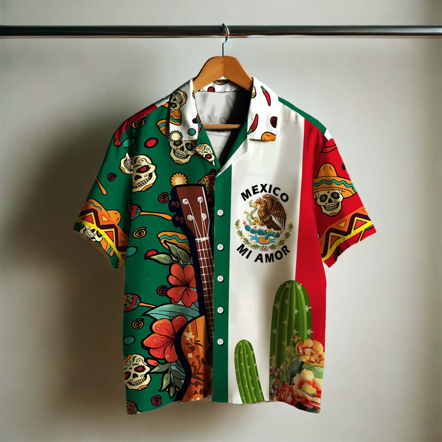Mexico Mi Amor - Personalized Unisex Hawaiian Shirt - HW_MX42