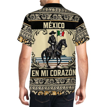 México En Mi Corazón - Personalized Unisex Hawaiian Shirt - HW_MX46
