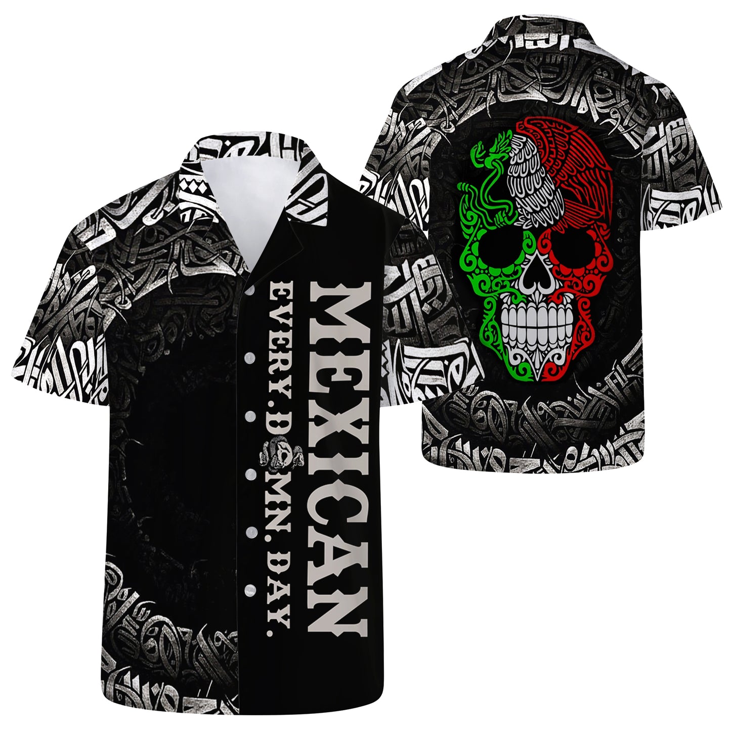 MEXICAN - Personalized Custom Unisex Hawaiian Shirt - HW_MX52