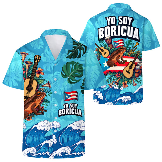 Yo Soy Boricua - Personalized Unisex Hawaiian Shirt - LA003_HW