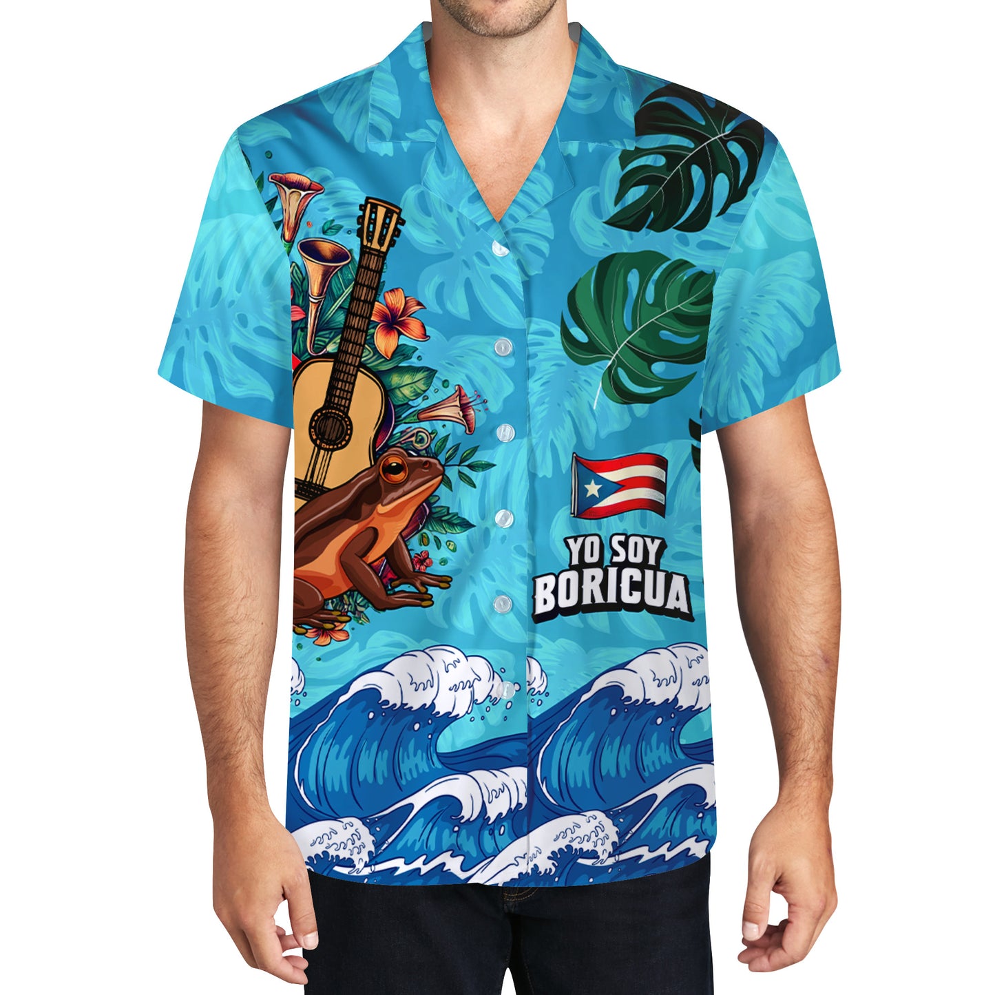 Yo Soy Boricua - Personalized Custom Unisex Hawaiian Shirt - LA003_HW