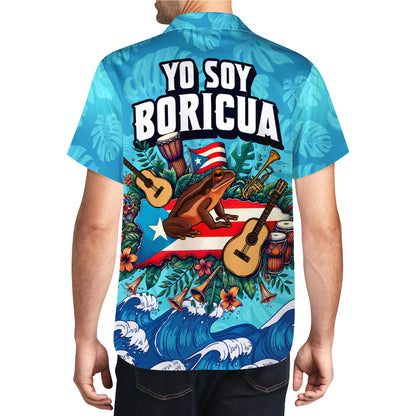 Yo Soy Boricua - Personalized Custom Unisex Hawaiian Shirt - LA003_HW