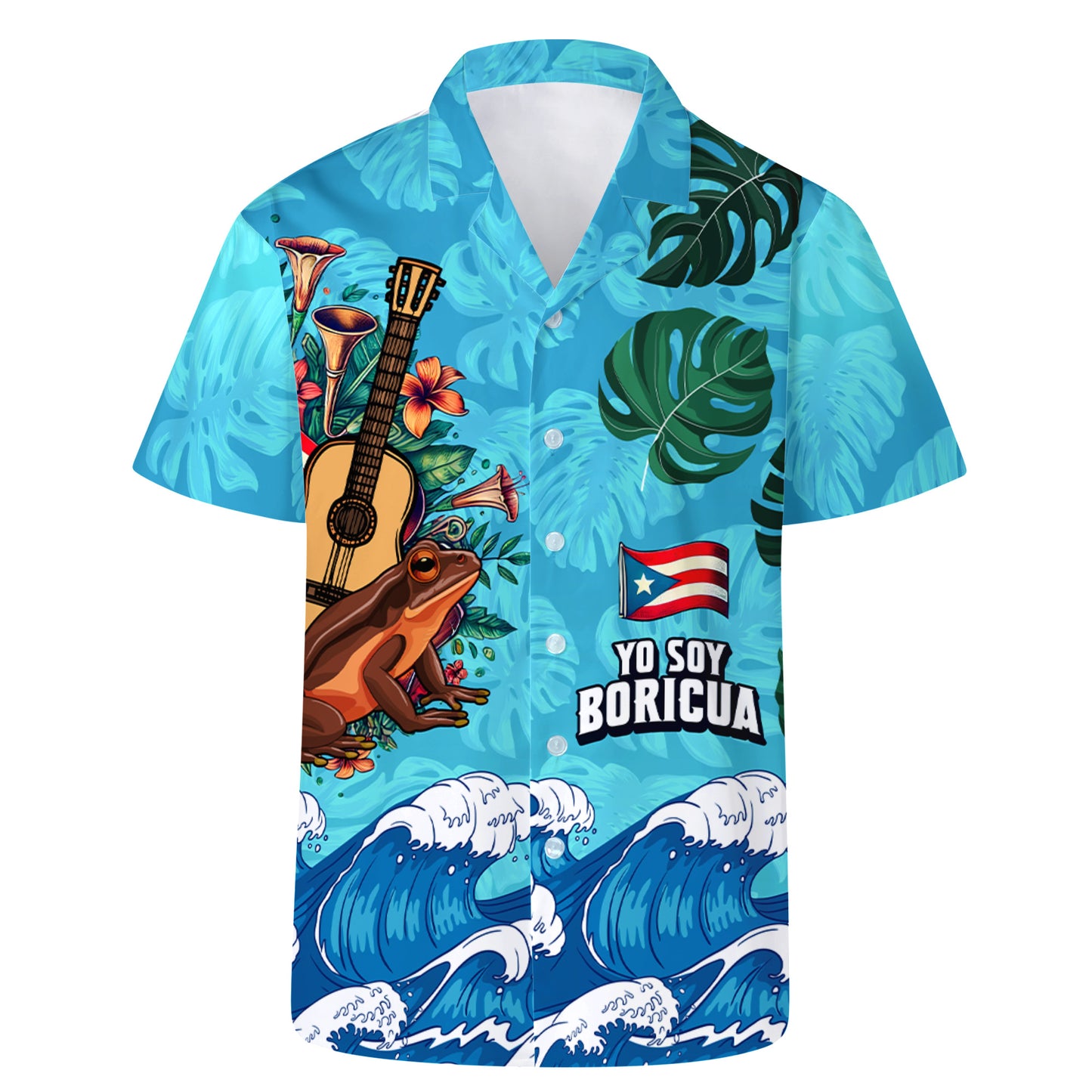 Yo Soy Boricua - Personalized Custom Unisex Hawaiian Shirt - LA003_HW